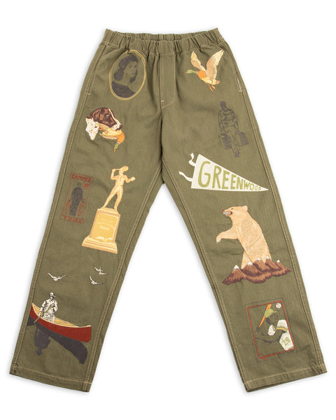 Gallery 002 Pant - Army Green