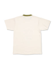 Samuel Zelig Greenwood Tee - Natural/Green - Standard & Strange