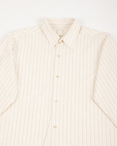 Senui Inside Pockets Shirt - Bed Linen Stripe - Standard & Strange