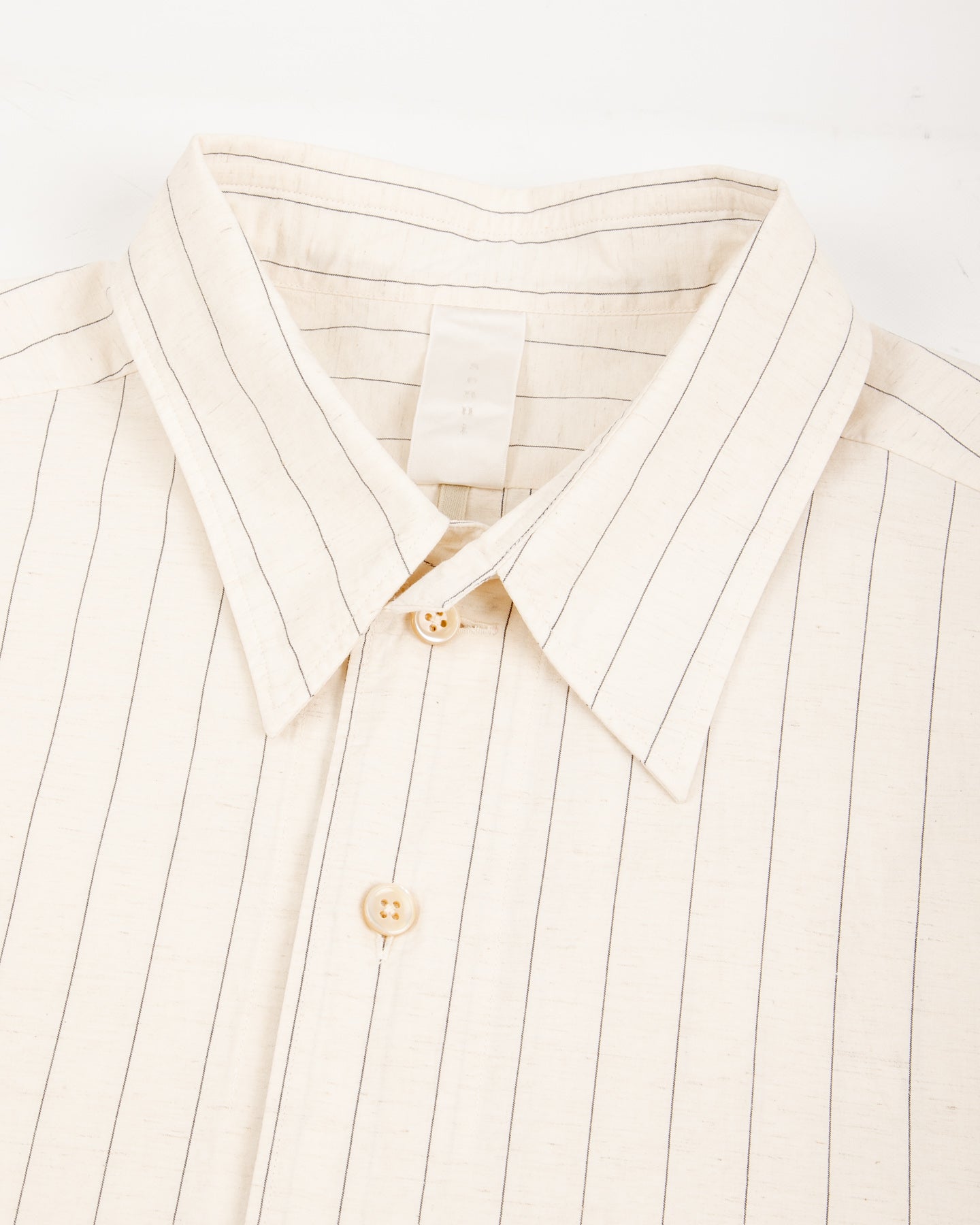 Senui Inside Pockets Shirt - Bed Linen Stripe - Standard & Strange