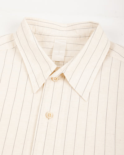 Senui Inside Pockets Shirt - Bed Linen Stripe - Standard & Strange