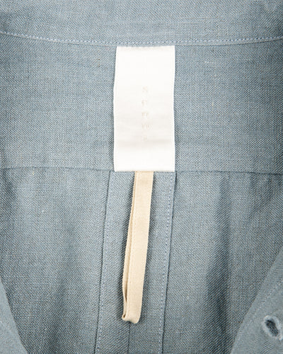 Senui Inside Pockets Shirt - Ice Washer Dry Linen - Standard & Strange