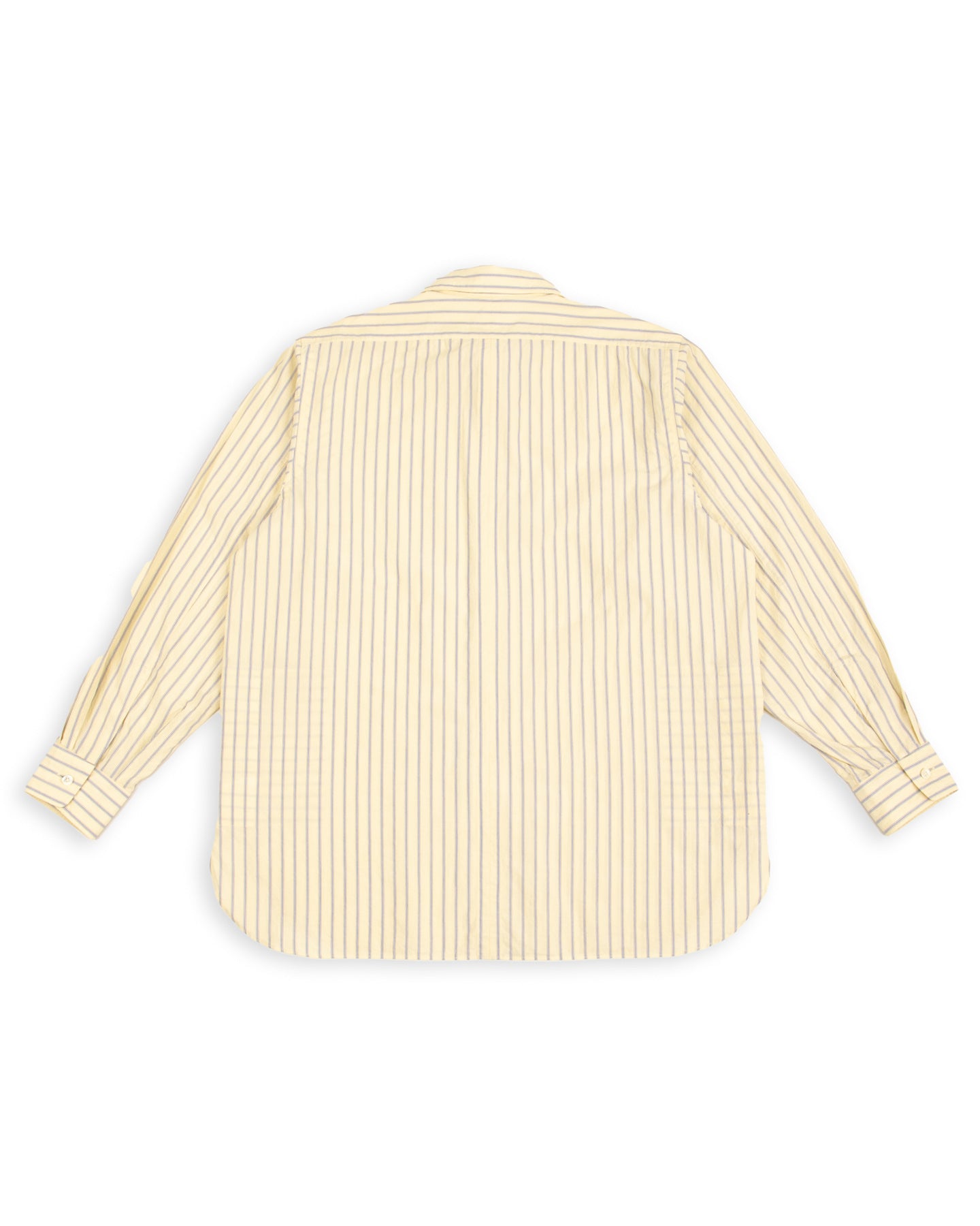 Senui Inside Pockets Shirt - Yellow Washed Fine Stripe - Standard & Strange