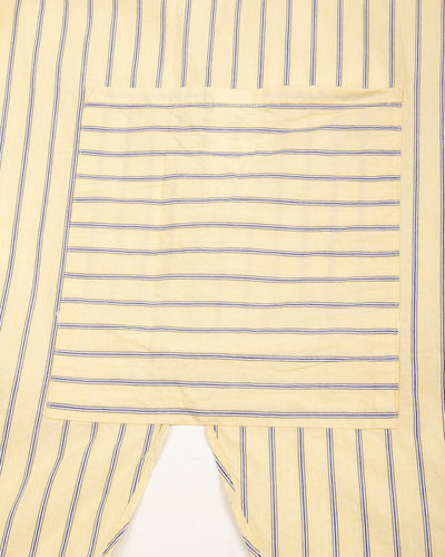 Senui Inside Pockets Shirt - Yellow Washed Fine Stripe - Standard & Strange