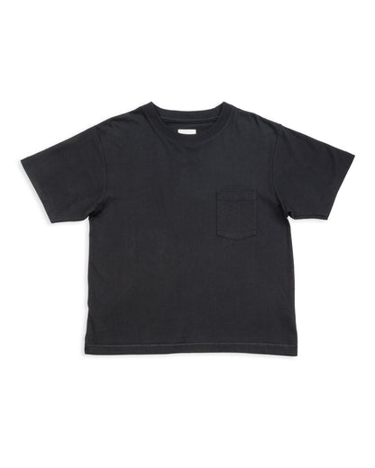 W'Menswear Bowl Tee - Black Cotton/Hemp - Standard & Strange
