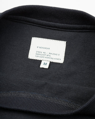 W'Menswear Bowl Tee - Black Cotton/Hemp - Standard & Strange
