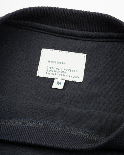 W'Menswear Bowl Tee - Black Cotton/Hemp - Standard & Strange