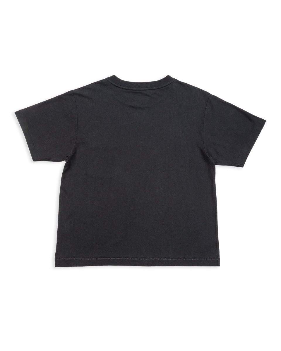 W'Menswear Bowl Tee - Black Cotton/Hemp - Standard & Strange