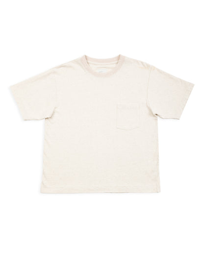 W'Menswear Bowl Tee - Oatmeal Cotton/Hemp - Standard & Strange