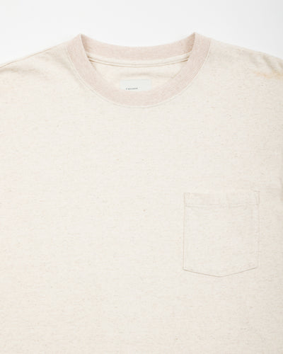 W'Menswear Bowl Tee - Oatmeal Cotton/Hemp - Standard & Strange