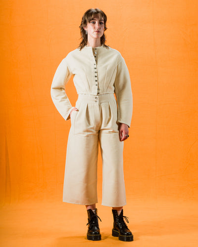 W'Menswear Burnout Pants - Natural - Standard & Strange