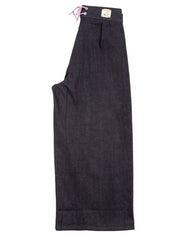 W'Menswear Crazy Border Trouser - Denim - Standard & Strange