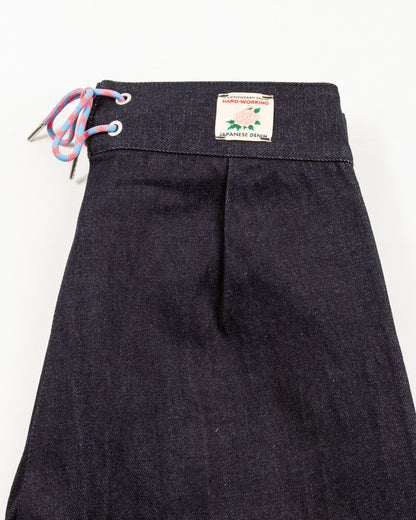 W'Menswear Crazy Border Trouser - Denim - Standard & Strange