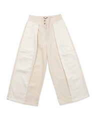 W'Menswear Crazy Border Trouser - Off-White - Standard & Strange