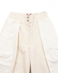 W'Menswear Crazy Border Trouser - Off-White - Standard & Strange