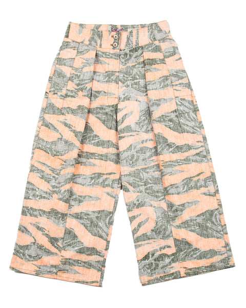 W'Menswear Crazy Border Trouser - Orange Print - Standard & Strange