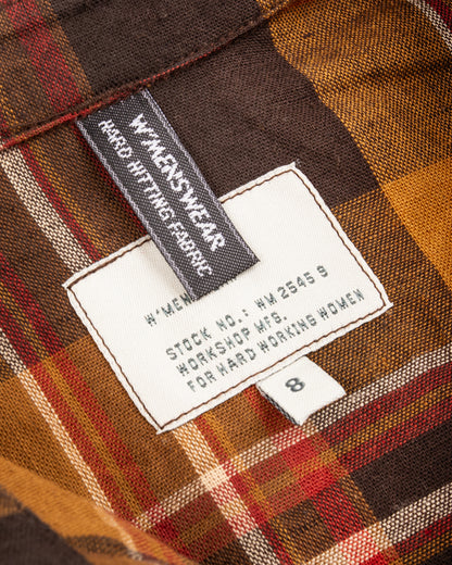 W'Menswear Crew Shirt - Check - Standard & Strange