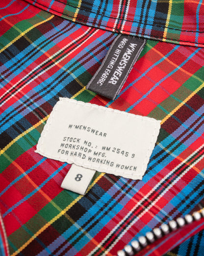 W'Menswear Mechanical Aid Shirt - Red Check - Standard & Strange