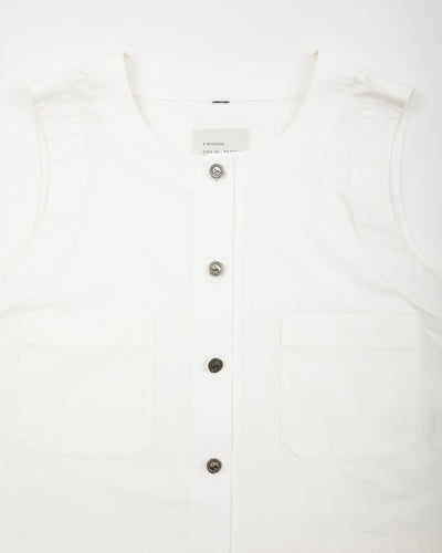 W'Menswear Naa Shirt - Off-White Cotton Nylon - Standard & Strange