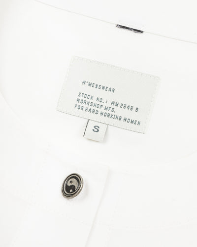 W'Menswear Naa Shirt - Off-White Cotton Nylon - Standard & Strange