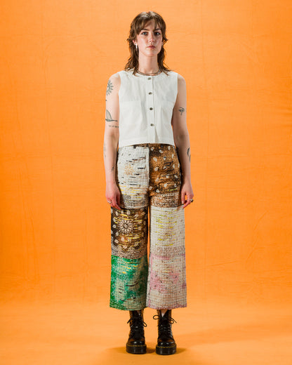 W'Menswear Naa Shirt - Off-White Cotton Nylon - Standard & Strange