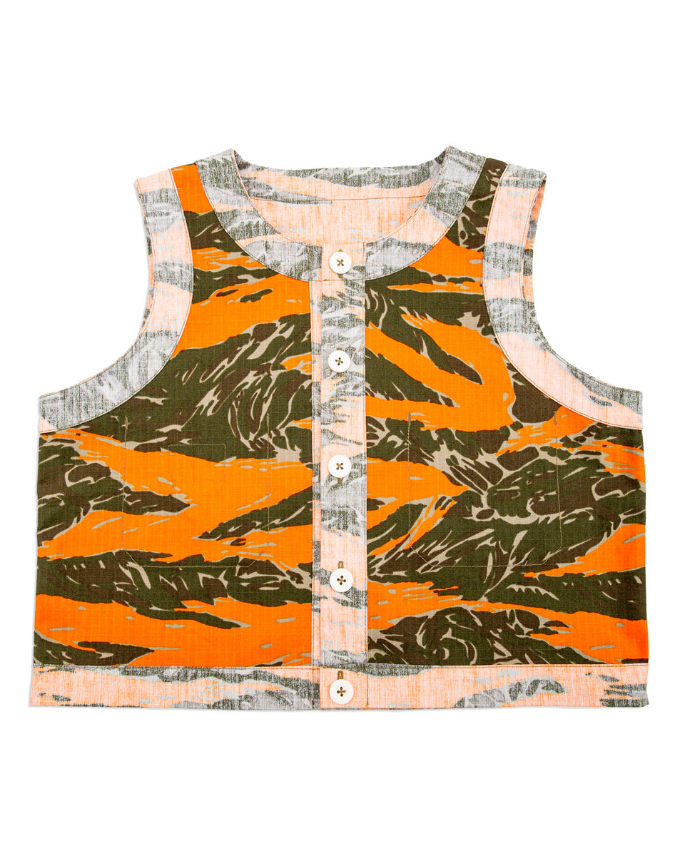 W'Menswear Naa Shirt - Orange Print - Standard & Strange