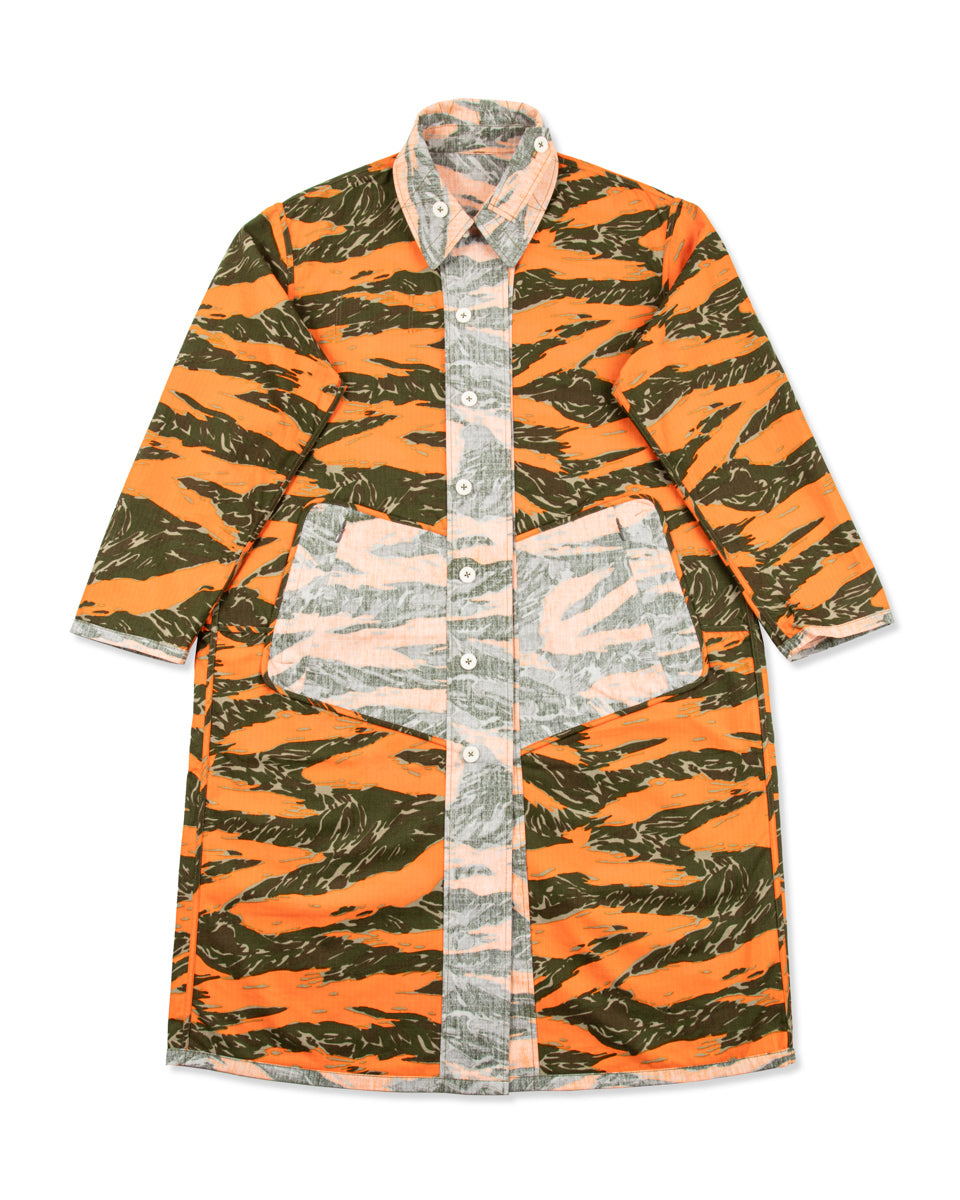 W'Menswear Nam Coat - Orange Print - Standard & Strange