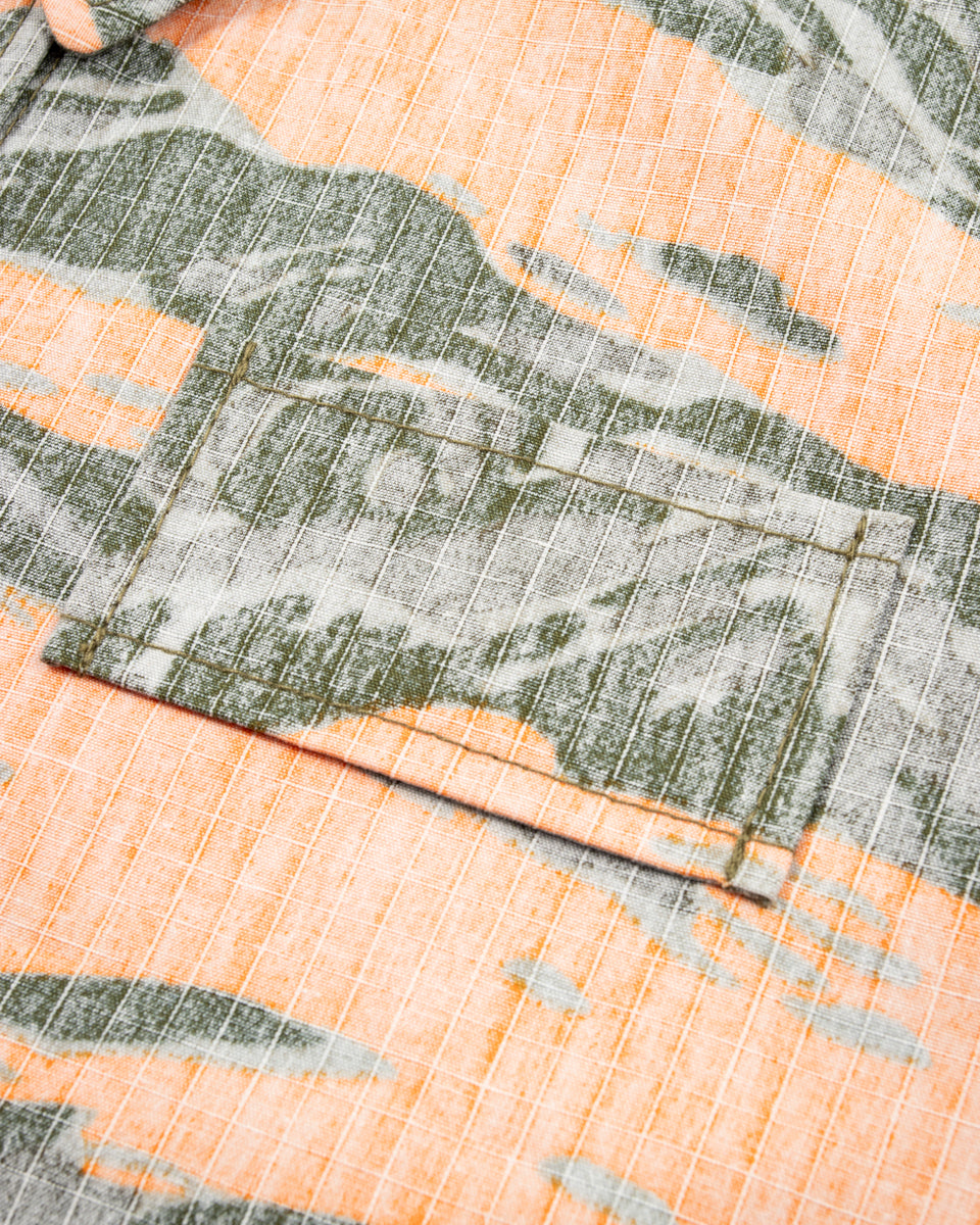 W'Menswear Nam Coat - Orange Print - Standard & Strange