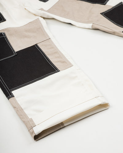 W'Menswear Unisex Freedom Flight Trouser - White/Black - Standard & Strange