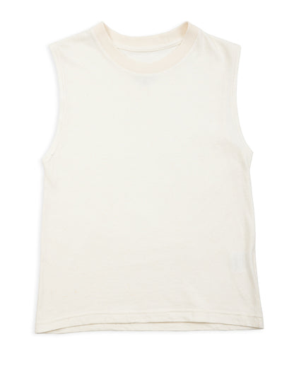 W'Menswear W'mens Tank - Oatmeal Cotton/Hemp - Standard & Strange