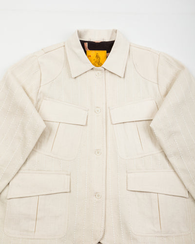 W'Menswear W'menswear x Kardo Ralley Jacket - Natural - Standard & Strange