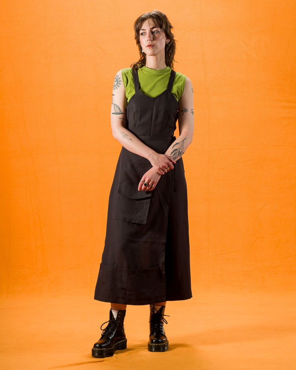 W'Menswear Wrap Coverall - Black - Standard & Strange