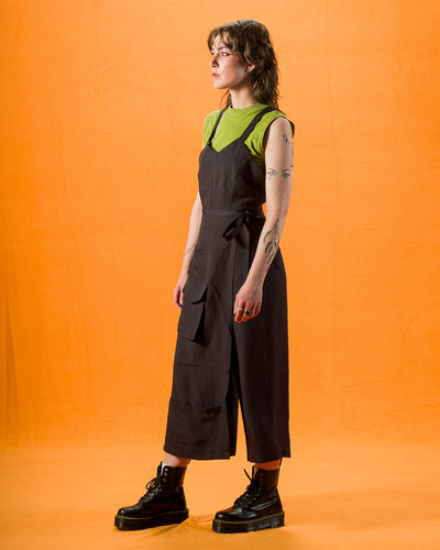 W'Menswear Wrap Coverall - Black - Standard & Strange