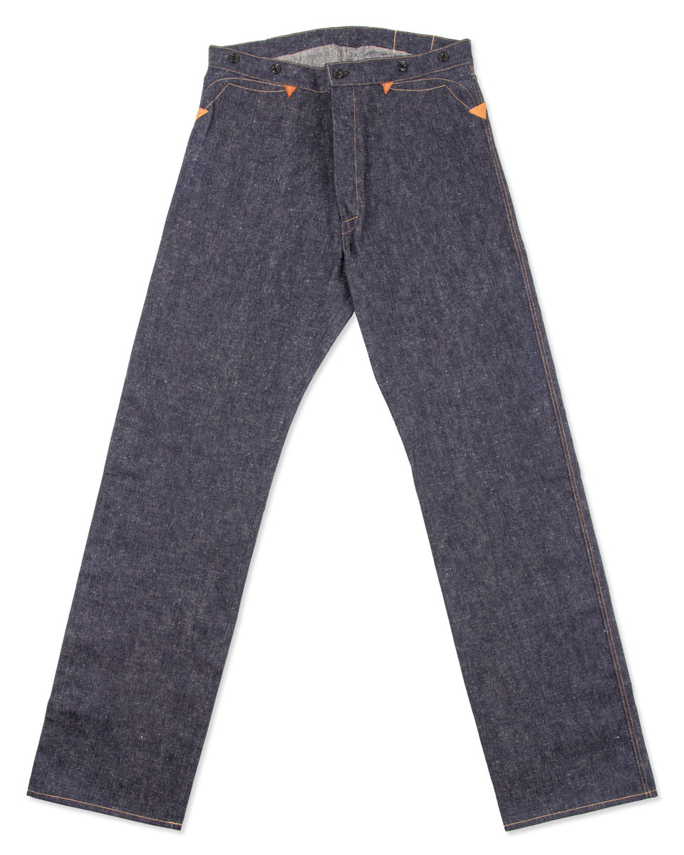 Warehouse 1874 3-Pocket Heavy Leather Bound Overall - Indigo - Standard & Strange