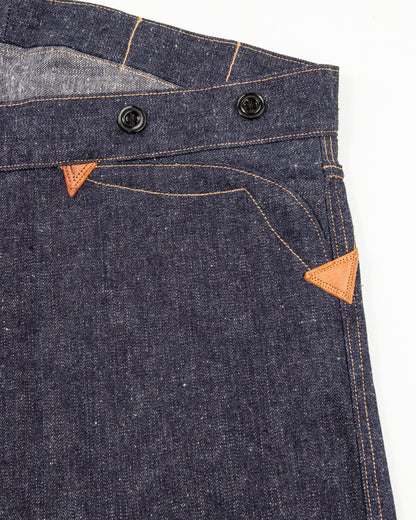 Warehouse 1874 3-Pocket Heavy Leather Bound Overall - Indigo - Standard & Strange