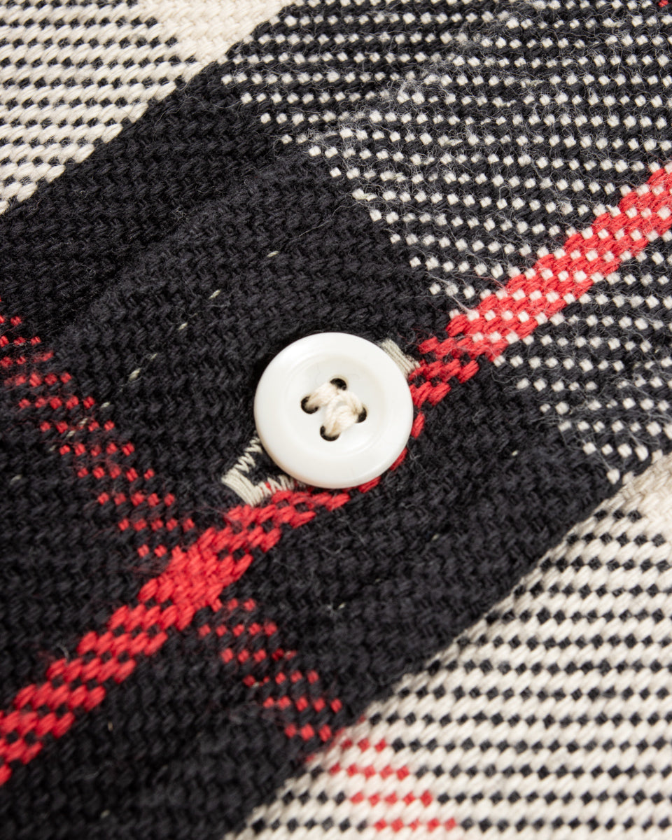 Warehouse Flannel Shirt (B) - Black O/W - Standard & Strange