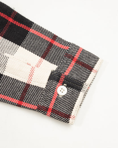 Warehouse Flannel Shirt (B) - Black O/W - Standard & Strange