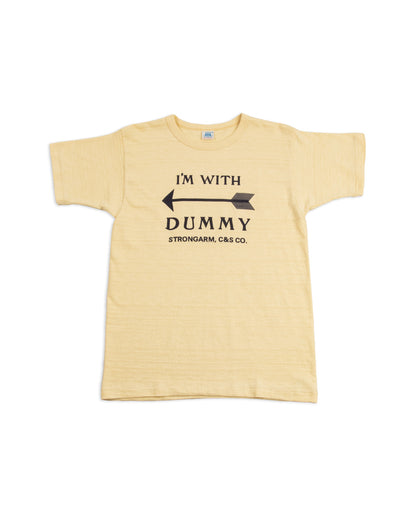 John Gluckow I'm with Dummy T-Shirt - Yellow - Standard & Strange