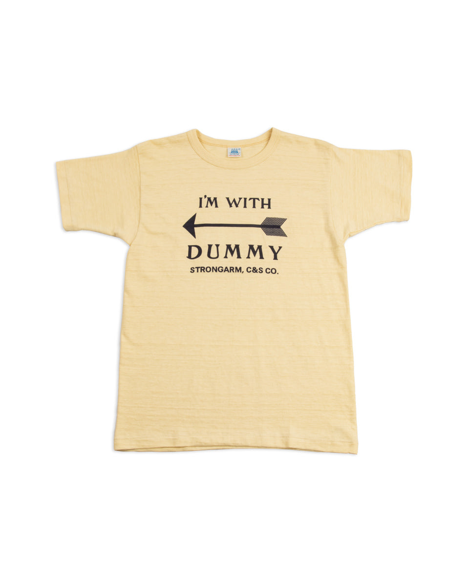 John Gluckow I'm with Dummy T-Shirt - Yellow - Standard & Strange