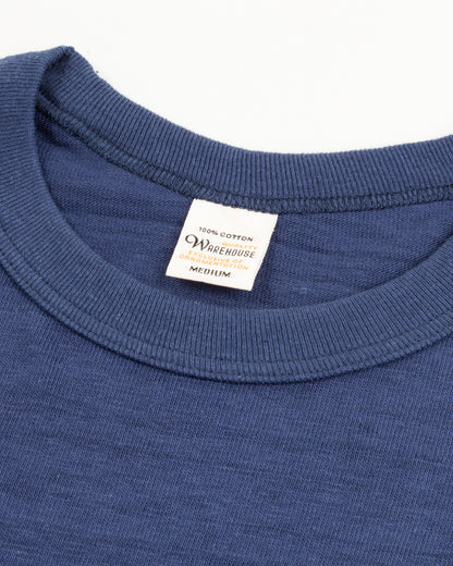 Warehouse Long Sleeve Crew Neck Tee - Navy - Standard & Strange