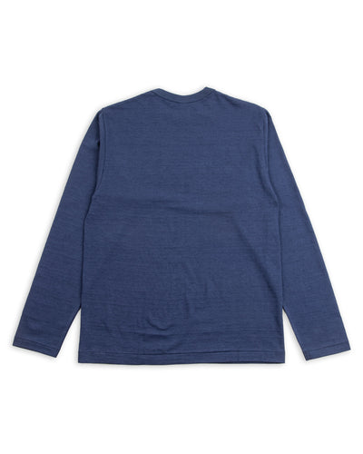 Warehouse Long Sleeve Crew Neck Tee - Navy - Standard & Strange