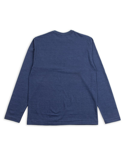 Warehouse Long Sleeve Crew Neck Tee - Navy - Standard & Strange