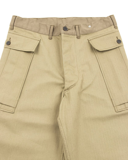 Warehouse Lot 1098 Military Herringbone Utility Pants - OD Green - Standard & Strange