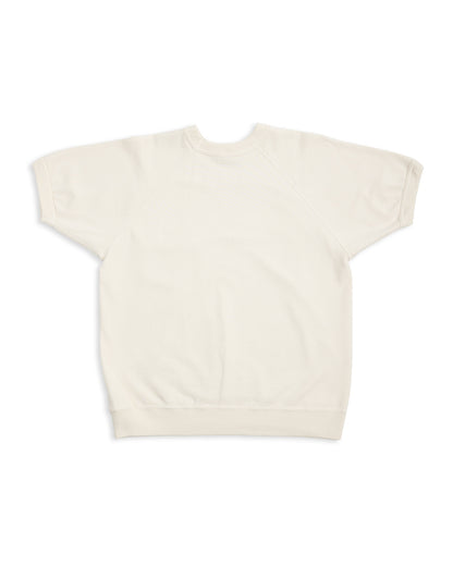 Warehouse Lot 4105 Loopwheel Short Sleeve Pocket Sweatshirt - Cream - Standard & Strange