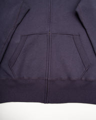 Warehouse Lot 451 Raglan Freedom Sleeve Full Zip Hoodie - Eggplant - Standard & Strange