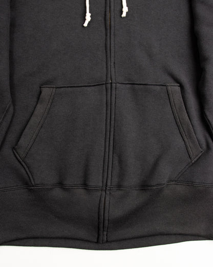 Warehouse Lot 451 Raglan Freedom Sleeve Full Zip Hoodie - Sumikuro - Standard & Strange