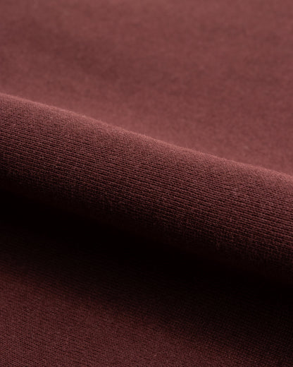Warehouse Lot 483 Reverse Weave Loopwheel Sweatshirt - Bordeaux - Standard & Strange