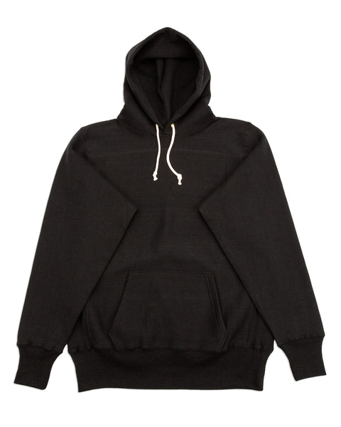 Warehouse Lot 484 Reverse Weave Loopwheel Pullover Hoodie - Black - Standard & Strange