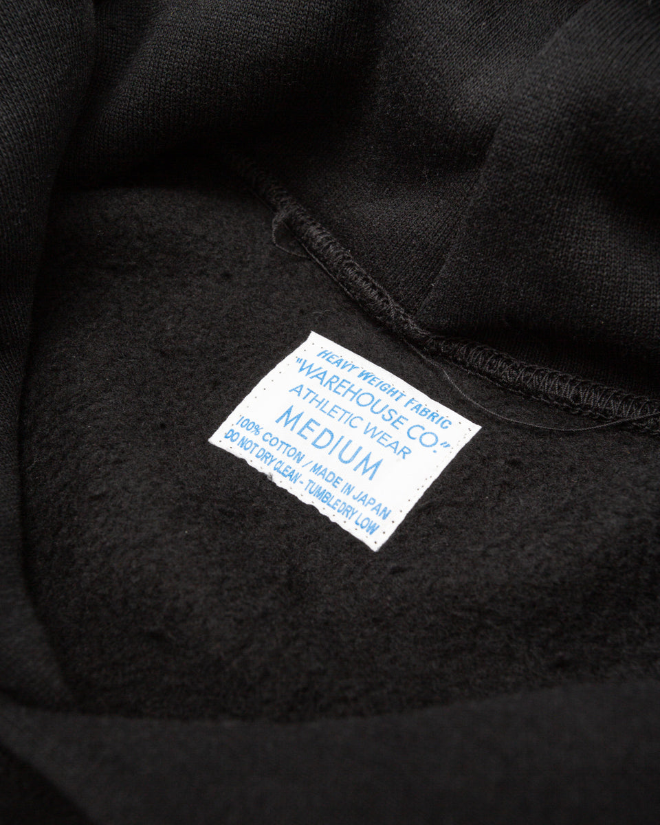 Warehouse Lot 484 Reverse Weave Loopwheel Pullover Hoodie - Black