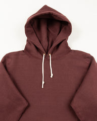 Warehouse Lot 484 Reverse Weave Loopwheel Pullover Hoodie - Bordeaux - Standard & Strange